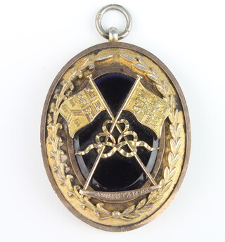 A silver and enamelled Masonic jewel, gross 47 grams