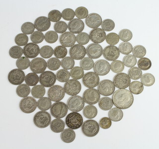 A quantity of pre 1947 coinage 254 grams