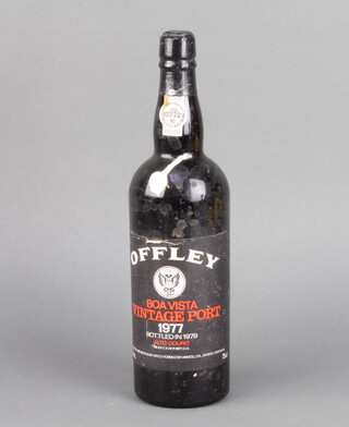 A bottle of 1977 Offley Boa Vista vintage port 