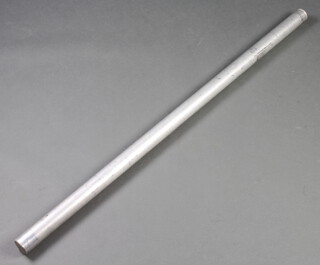 A Hardy aluminium fishing rod carrying tube 110cm h x 4cm 