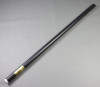 A Hardy graphite carbon fibre aluminium fishing rod tube 