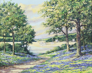 Alan King, oil on canvas signed "Spring Passage" dated 1995, with Certificate, 39cm x 49cm 
