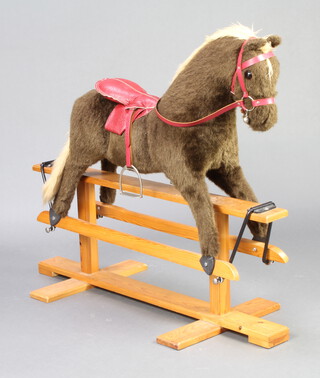 Pegasus of Crewe, a rocking horse 90cm h x 107cm l x 46cm w 