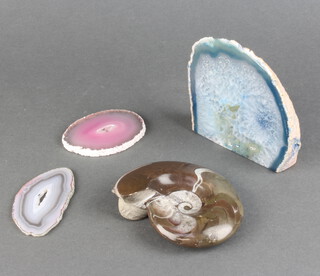 Four hardstone rock samples