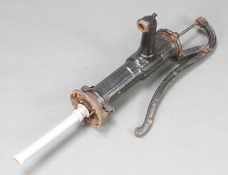 A Victorian style iron water pump 67cm x 12cm 