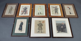 Vanity Fair, a set of 8 prints, 37cm x 24cm 