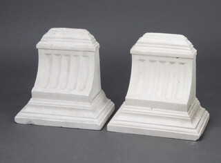 A pair of Victorian style plaster wall sconces 33cm x 34cm x 20cm 