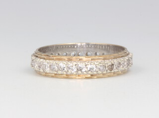 A 9ct yellow gold eternity ring size L, 2.4 grams 