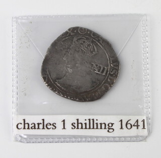 A Charles I shilling 1641 