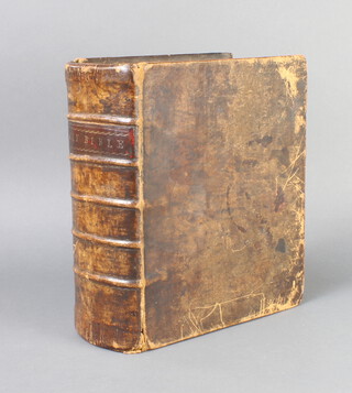 An 18th Century bible - The Holy Bible, Containing Old and New Tftmaents and The Apocrypha Translated Out of the Original Tongues with Annotations, printed by Pearson and Rollason Birmingham 1788, leather bound 