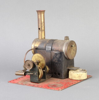 A Bowman stationary steam engine 18cm h x 16cm w x 17cm d 