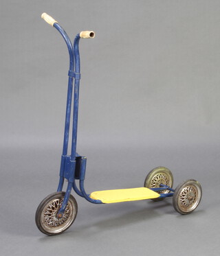 A child's vintage Triang scooter