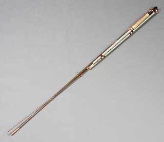 A 1960's Milbro fly fishing rod together with a 4 piece British made travelling rod 