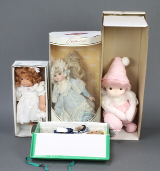 A Danton Jos collectors doll boxed, a Mundia ditto, a Gotz ditto, a musical doll boxed (4) 