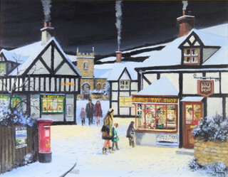 Alan King, oil on canvas signed "Anna's Toy Shop, Wiltshire Memories" dated 2005 35cm x 45cm 