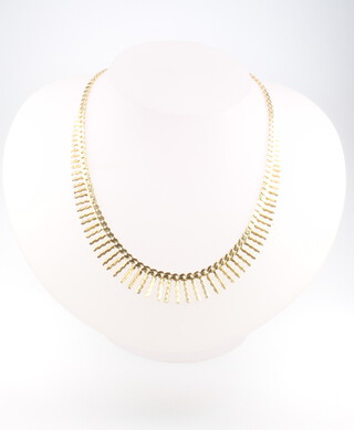 A 9ct yellow gold necklace 23.1 grams