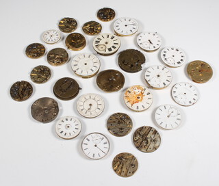 A quantity of pocket watch movements 