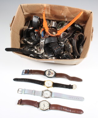 A quantity of gentleman's wristwatches