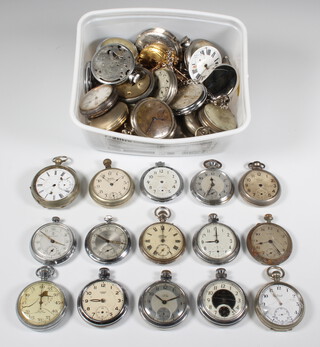 A quantity of pocket watches and stop watches