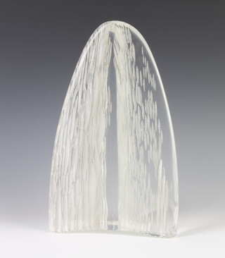 Richard Jackson, a Studio Glass sculpture "Aspiration V", signed and inscribed 36cm 