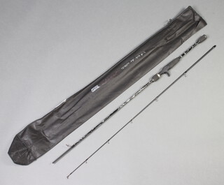 An Abu Venerate Next Generation 6'6" bait casting fishing rod with 1 handed trigger grip 