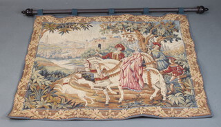 Marc Waymel for Franklin Mint, a French machine made tapestry panel "The Royal Hunt Tapestry" 91cm x 116cm 