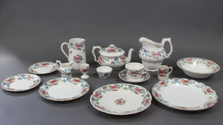A matched Royal Doulton and Booths Floradora tea, coffee and dinner service 
