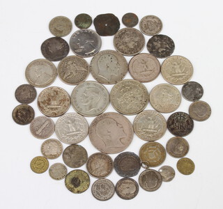 A quantity of silver coinage including United Kingdom and America 150 grams 
