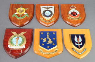 A Special Air Service Regimental wall plaque, ditto Burma Star, ditto British Pensacola Veterans 1940-44 and 3 others - Battle of Britain Fighter Association, Royal Air Force Escaping Society and Royal Air Force Serving Commando 1943-3205-1946 