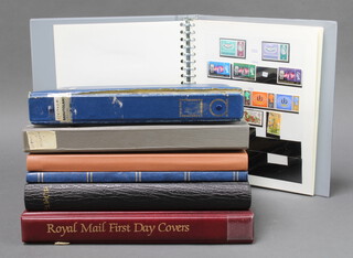 An album of Falkland mint and used stamps 1935, 1971 and 1983, album of used Bahama stamps, stock book of used GB stamps George V to Elizabeth II, 3 stock books of world stamps and an album of GB Elizabeth II first day covers 