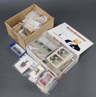 A quantity of various cigarette cards 