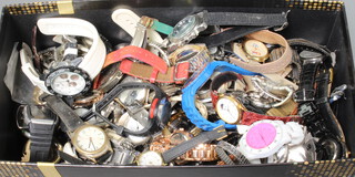 A quantity of lady's and gentleman's wristwatches 
