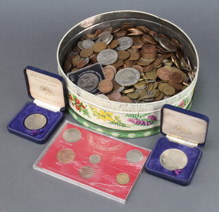 A collection of minor mixed world coins