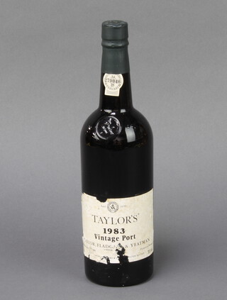 A bottle of 1983 Taylor's vintage port 