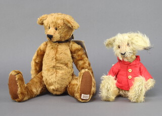 Amanda Heugh limited edition figure of a bear 39cm together with an Oakley Bear limited edition Hartley Hare 28cm 