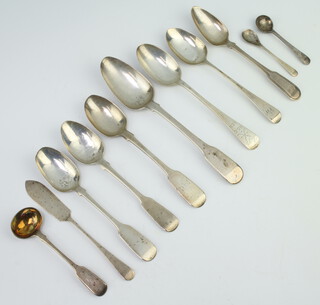A collection of minor silver cutlery, mixed makers and dates, 200 grams 