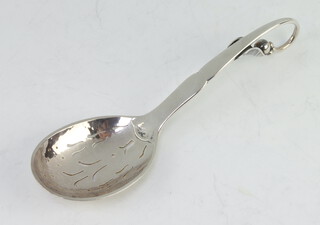 A Georg Jensen silver sifter spoon no.21, 34 grams