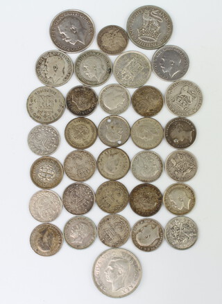 A quantity of pre 1947 coinage, 66 grams