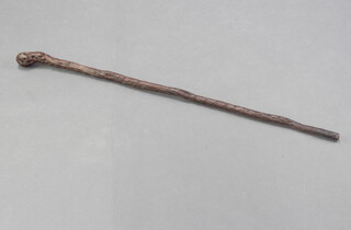 A holly walking stick 87cm 