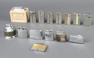 Five Imco-Triplex lighters and a collection of mixed lighters 

