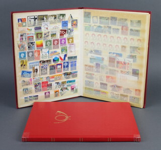 Two stock books of Netherlands mint and used stamps 