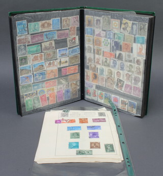 A stock book of Indian mint and used stamps Victoria and later