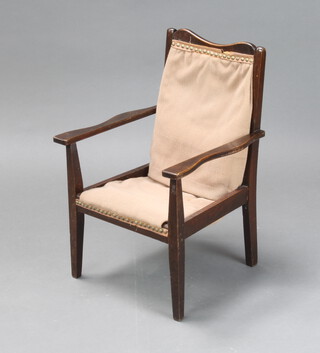 A child's 1930's beech framed chair 
