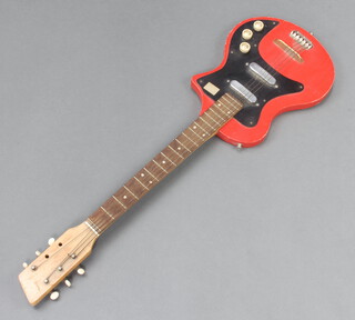 A child's electric guitar 