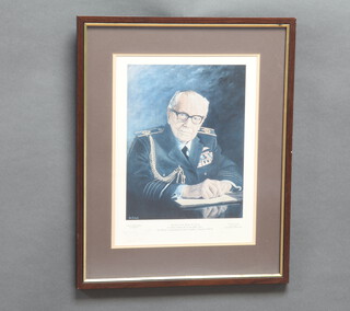 Stan Baldock, limited edition print signed in pencil no.270 of 450, Marshall of the Royal Air Force Arthur Harris Air Commander in Chief, Bomber Command 1942-45 38cm x 28cm, a coloured print and 5 aeronautical prints   