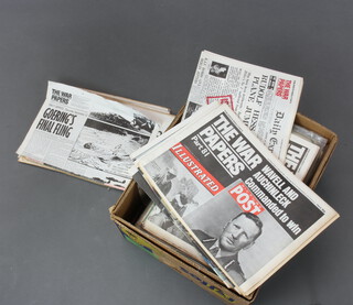 A collection of reprinted war time newspapers and other historic newspapers 