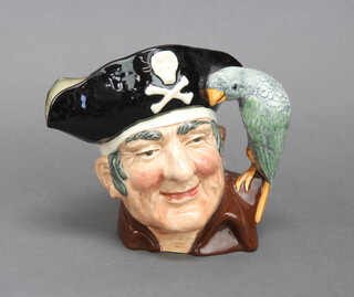A Royal Crown Derby Long John Silver character jug D6335 18cm (This lot has now been given to charity) 