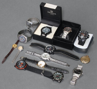 A gentleman's Ice Star quartz wristwatch and minor watches