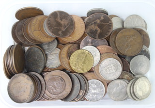 A quantity of UK bronze and other coinage 