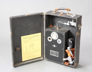 A Minnitt gas and air apparatus serial no.772 